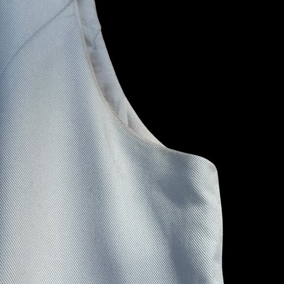 NWT!  Jason Wu White Peplum Button-Front Tencel  Vest - Size 4 - Picture 7 of 16